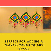 Colorful Kite Hanging For Showpiece Set of 10 Pc